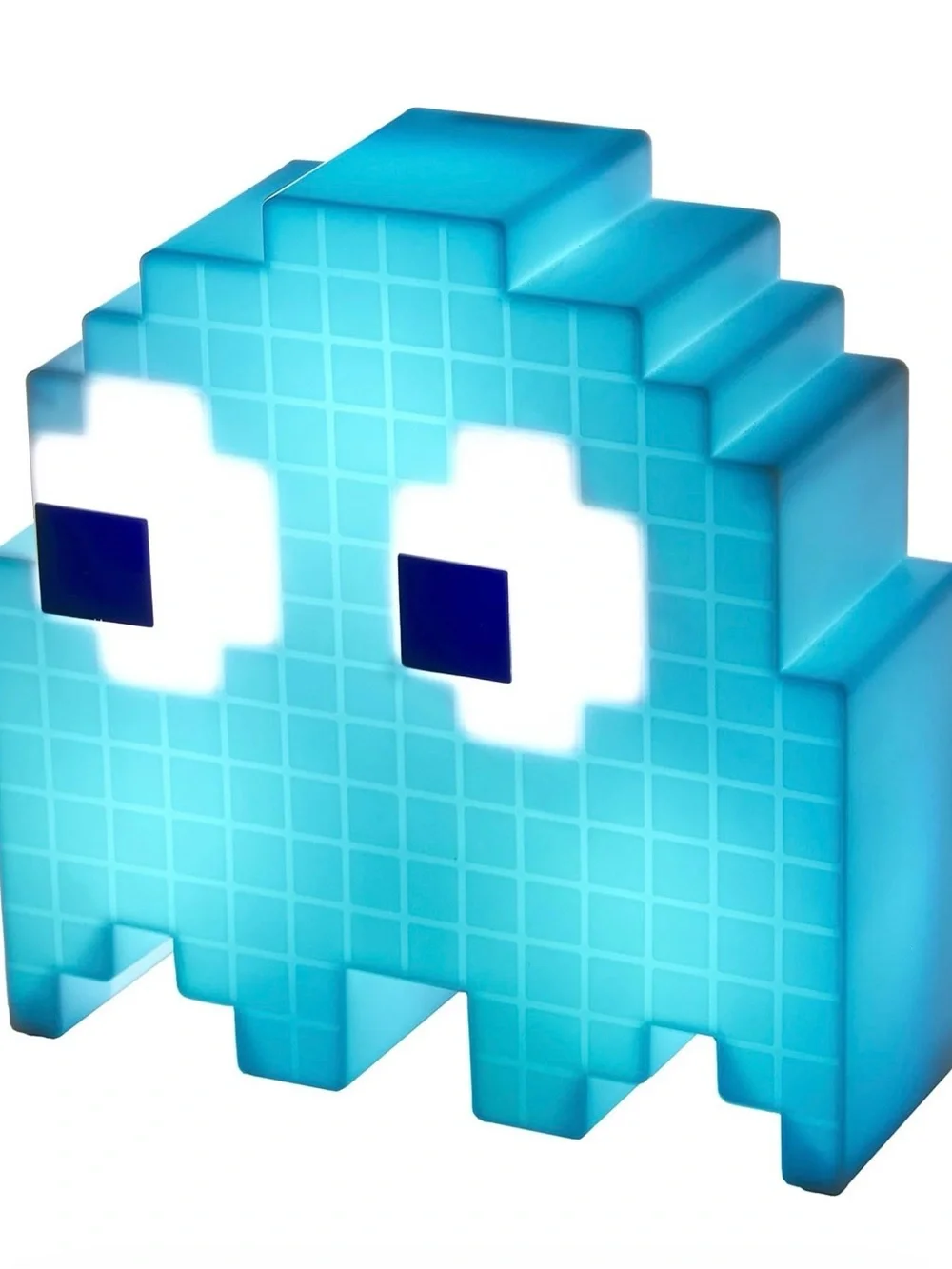 Blue Pixel Ghost LED Lamp - Gaming Decor